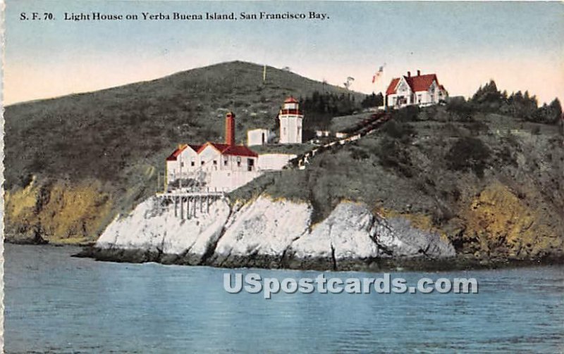 Light House on Yerba Buena Island - San Francisco Bay, CA