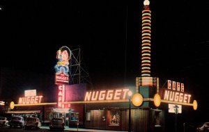 Carson City, Nevada - The Nugget Cafe - Poor Man's Monte Carlo  - 1950s