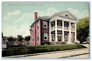 c1910s Business Men's Club Exterior Torrington Connecticut CT Unposted Postcard