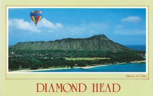 Hawaii Postcard - Waikiki's Famous Landmark - Diamond Head - Island of Oahu R239