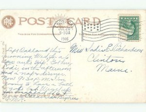 Divided-Back CALLA LILLY FLOWERS IN WINTER Postmarked Lodi California CA E9665