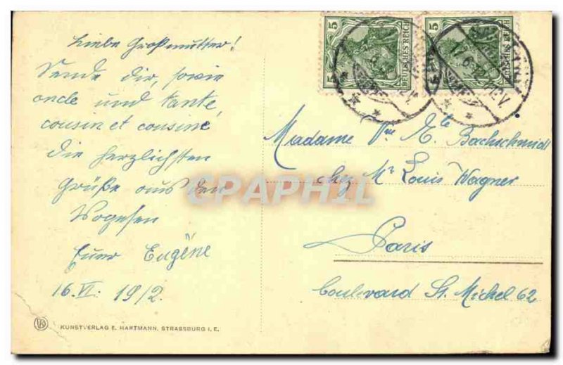 Old Postcard Hohkönigsburg