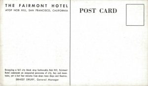 USA - The Fairmont Hotel Atop Nob Hill San Francisco - California 04.12