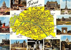 BC60165 Maps Cartes geographiques Paris