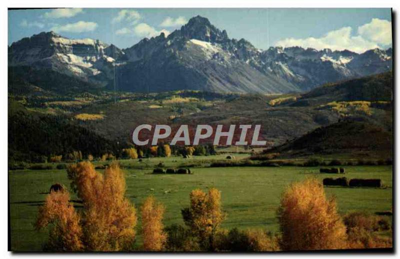 Modern Postcard Colorado Towering Giant of the Rockies Truly a mountain of ru...