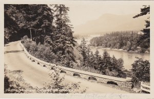 Oregon Columbia Highway Through The Cascades Real Photo