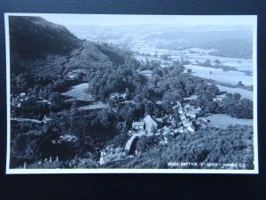 Wales BETTW-Y-COED Panoramic Town View c1930's RP Postcard by Judges 18366