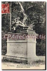 Postcard Ancient Monument Provins Provins children died for their country