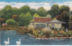 LAKE WAWASEE, Indiana, 1930-40s; Dream Island, W. E. Long Estate