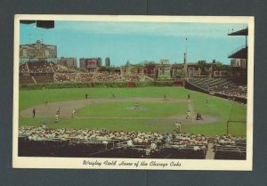 Ca 1950 Post Card Chicago IL Wrigley Field Home Of The Cubs