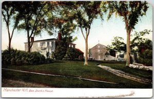 Manchester New Hampshire NH, General Stark's House, Greenfield, Vintage Postcard