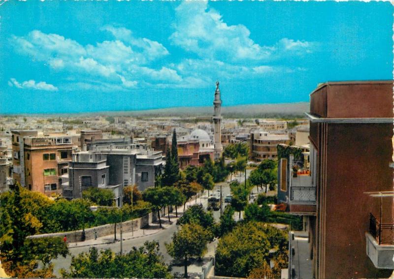 Damascus Syria 1960s Damas Abi ElAla Street islam mosque