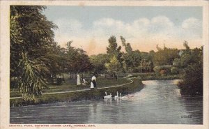 Central Park Showing Lower Lake Topeka Kansas