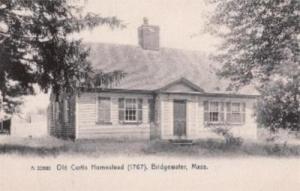 BRIDGEWATER, MA Old Curtis Homestead Postcard
