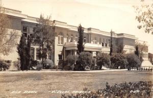 Douglas Arizona~High School Building~Note Not Too Bad Looking Is It~1940s RPPC