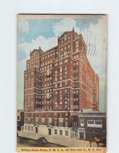 Postcard William Sloane House, Y. M. C. A., New York City, New York