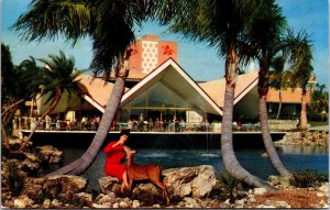 USA Hospitality House Busch Gardens Tampa Florida Chrome Postcard C006