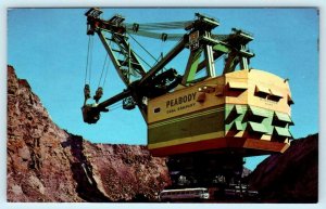 SINCLAIR MINE, Drakesboro KY~World's Largest Earth Moving Machine 1960s Postcard