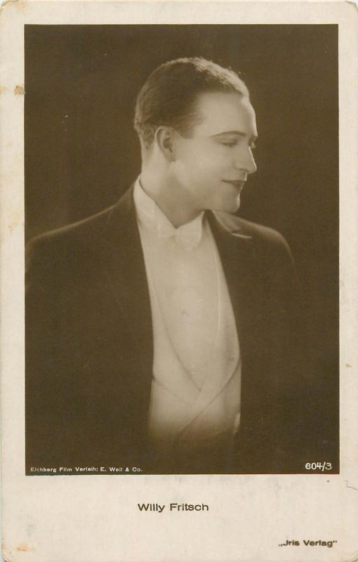 Willy Fritsch Iris Verlag Postcard Cinema Film Star Actor