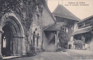 Switzerland Chateau de Chillon Cour et escalier d'Honneur