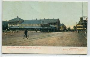 Post Office Market Square Kimberley Northern Cape South Africa 1907 postcard