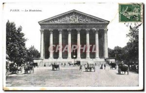 Old Postcard Paris La Madeleine