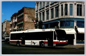 1998 CITF Nova Bus, Rue Des Forges & Notre Dame Centre, Trois Rivieres Quebec