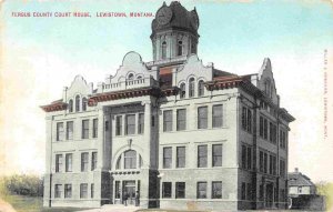 County Court House Lewiston Montana 1910c postcard