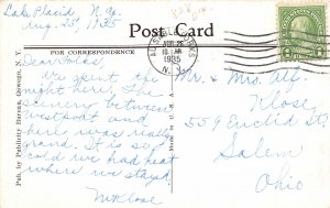 H36/ Lake Placid New York Postcard 1935 Rest Haven Taylor House