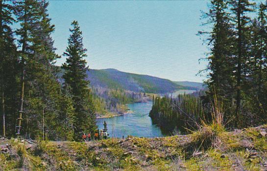 Canada Quesnel Lake Scenic View from Likely British Columbia