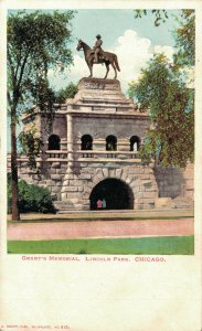USA Grant's Memorial Lincoln Park Chicago Vintage Postcard 07.50