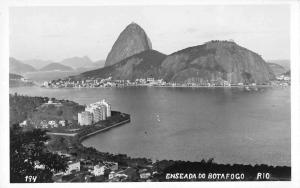 Rio de Janeiro Brazil Scenic View Real Photo Antique Postcard J55469