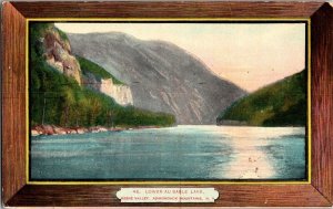 Lower Au Sable Lake, Keene Valley, Adirondack Mountains NY Vintage Postcard L42 