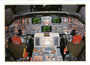 Space Shuttle - Interior of Flight Deck    (continental size)