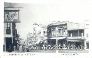 Real Photo Calle MA Matta Antofagasta Chile, Chilean, de Chile Unused 