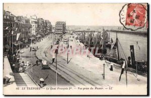 Le Treport - Le Quai Francois I - Old Postcard