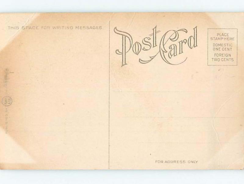 Divided-Back STREET SCENE Johnstown Pennsylvania PA W2136