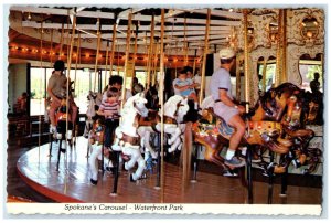 c1960's Spokane's Carousel Waterfront Park Washington WA Vintage Postcard