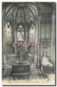 Old postcard Chapelle Saint Louis Dreux Tomb of Louis Philippe