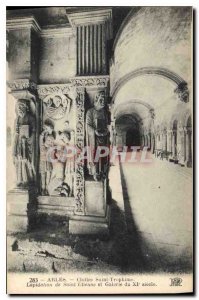 Postcard Ancient Arles Cloitre Saint Trophime Stoning of Saint Stephen and ga...