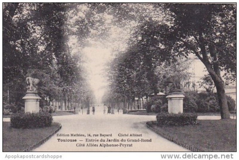 France Toulouse Entree du Jardin du Grand-Rond