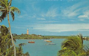 Hope Town Harbor and Lighthouse Abaco Bahamas Postal used unknown 