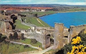 uk9867 castle walls and north bay scarborough uk