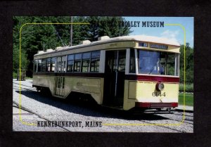 MD Ex Former Trolley Car Streetcar Baltimore Maryland Museum ME Postcard