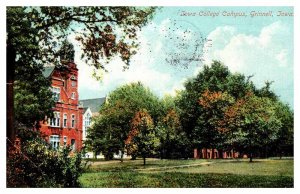 Postcard SCHOOL SCENE Grinnell Iowa IA AP6135