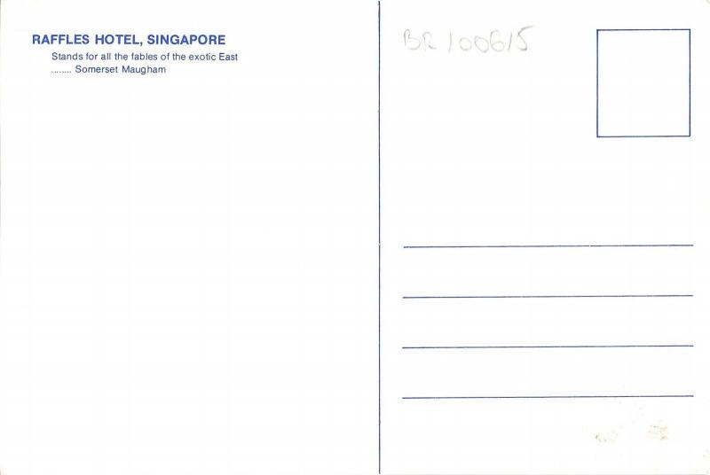 BR100615 raffles hotel singapore