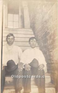 Young Boys real photo Indian Unused 