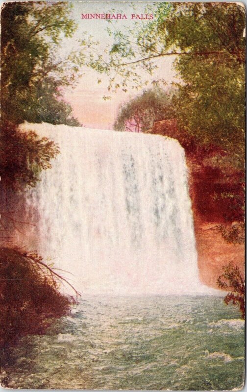 Minnehaha Falls Waterfalls Antique Divided Back Unposted Vintage ...