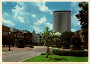 Florida Tallahassee Downtown Mall and Capitol Building