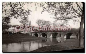 Modern Postcard Mirecourt The Madon Vosges du Faubourg Bridge